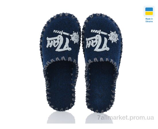Тапки чоловічі домашні Весна/осінь 320M синій (9 пар р.40-45) "Active" недорого оптом від прямого постачальника, зображення 2