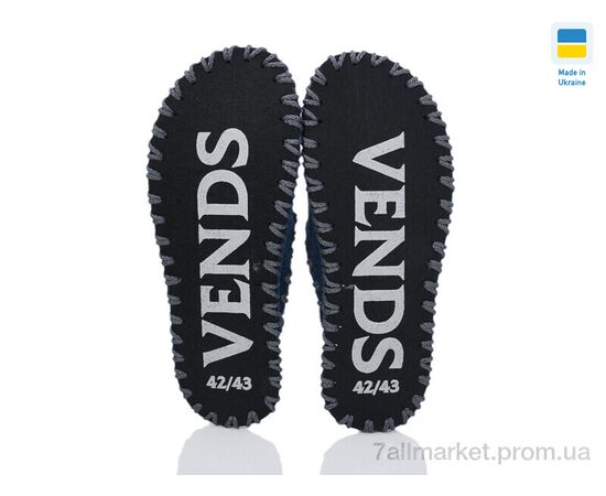 Тапки чоловічі домашні Весна/осінь 320M синій (9 пар р.40-45) "Active" недорого оптом від прямого постачальника, зображення 3