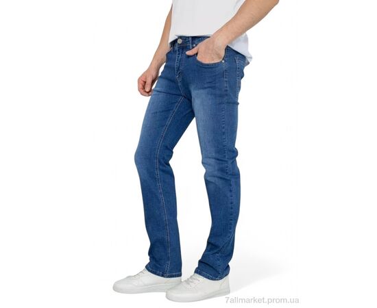 Джинси чоловічі Весна/осінь 2369 синій (8 шт. р.сітка32-36) "Massmag" недорого оптом від прямого постачальника, зображення 3
