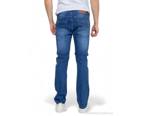 Джинси чоловічі Весна/осінь 2369 синій (8 шт. р.сітка32-36) "Massmag" недорого оптом від прямого постачальника, зображення 4