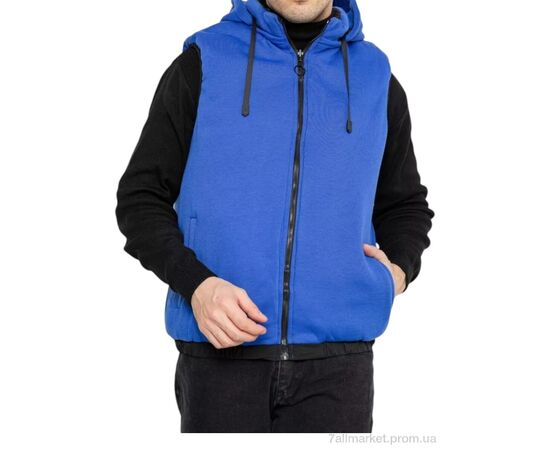 Мужская жилетка Весна/осень 99002 чорно-синій (5 шт. р.сетка M-3XL) "Massmag" недорого оптом от прямого поставщика, изображение 4 Фотография Мужская жилетка Весна/осень 99002 чорно-синій (5 шт. р.сетка M-3XL) "Massmag" недорого оптом от прямого поставщика, изображение 4