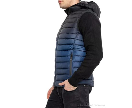 Мужская жилетка Весна/осень 999 чорно-синій (5 шт. р.сетка M-3XL) "Massmag" недорого оптом от прямого поставщика, изображение 3 Фотография Мужская жилетка Весна/осень 999 чорно-синій (5 шт. р.сетка M-3XL) "Massmag" недорого оптом от прямого поставщика, изображение 3