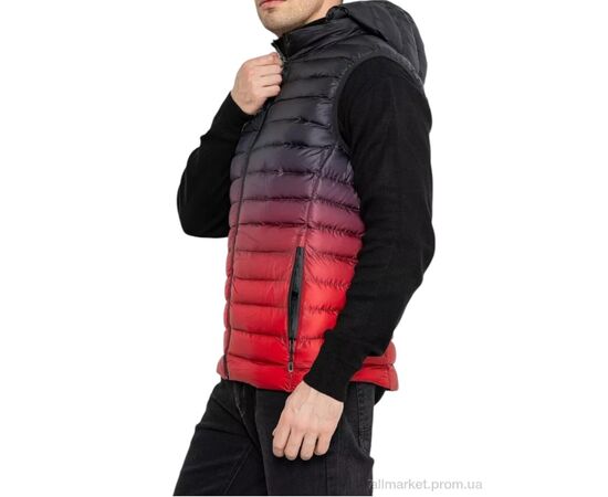 Мужская жилетка Весна/осень 999 чорно-червоний (5 шт. р.сетка M-3XL) "Massmag" недорого оптом от прямого поставщика, изображение 2 Фотография Мужская жилетка Весна/осень 999 чорно-червоний (5 шт. р.сетка M-3XL) "Massmag" недорого оптом от прямого поставщика, изображение 2