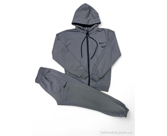 Спортивний костюм чоловічий Весна/осінь 250N сірий (5 шт. р.сіткаM-3XL) "Verton" недорого оптом від прямого постачальника, зображення 2