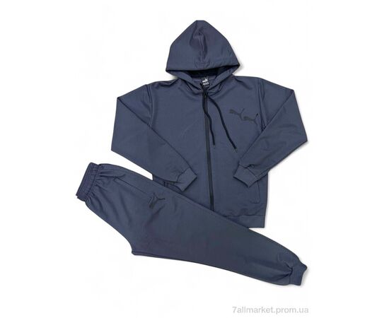 Спортивний костюм чоловічий Весна/осінь 250P синій (5 шт. р.сіткаM-3XL) "Verton" недорого оптом від прямого постачальника, зображення 2