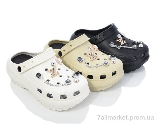 Крокси жіночі літні Літо 8010-1 mix (12 пар р.36-41) "Deshman" недорого оптом від прямого постачальника, зображення 2