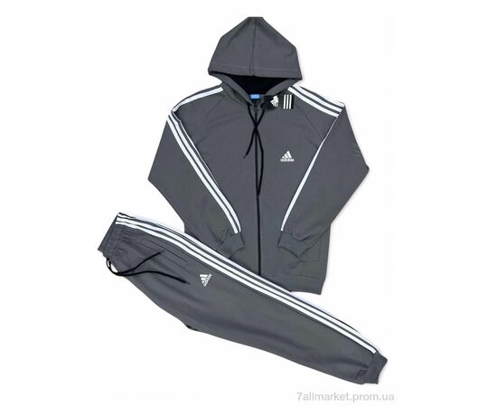 Фотография Спортивный костюм мужской Весна/осень 202 т.сірий (5 шт. р.сетка M-3XL) "Verton" недорого оптом от прямого поставщика, изображение 2