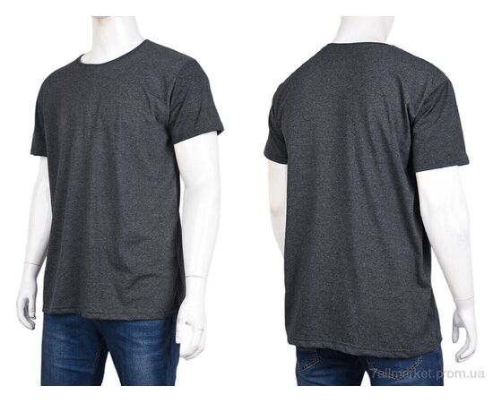 Футболка мужская Лето N005-1 grey (3 шт. р.сетка 4XL-6XL) "Banko" недорого оптом от прямого поставщика, изображение 3 Фотография Футболка мужская Лето N005-1 grey (3 шт. р.сетка 4XL-6XL) "Banko" недорого оптом от прямого поставщика, изображение 3