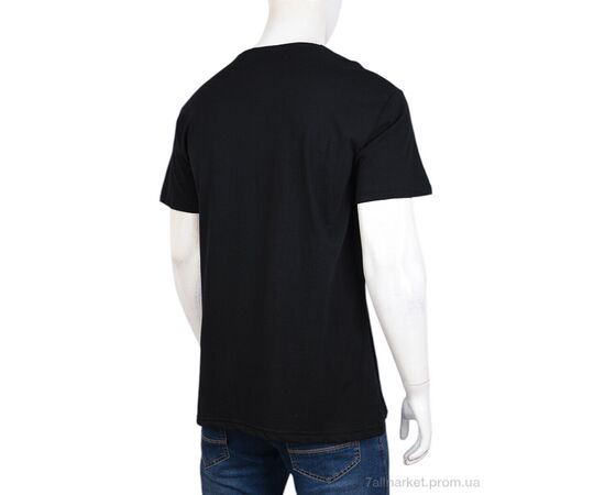 Футболка чоловіча Літо N005-5 black (3 шт. р.сітка4XL-6XL) "Banko" недорого оптом від прямого постачальника, зображення 2 Футболка чоловіча Літо N005-5 black (3 шт. р.сітка4XL-6XL) "Banko" недорого оптом від прямого постачальника, зображення 2