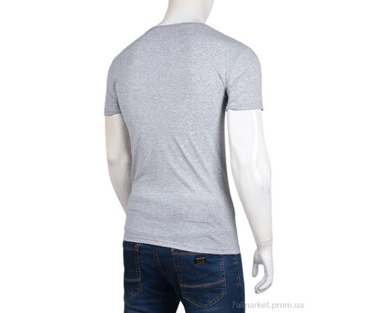 Футболка чоловіча Літо N006-2 grey (5 шт. р.сіткаM-3XL) "Banko" недорого оптом від прямого постачальника, зображення 2 Футболка чоловіча Літо N006-2 grey (5 шт. р.сіткаM-3XL) "Banko" недорого оптом від прямого постачальника, зображення 2