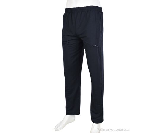 Спортивні штани чоловічі Весна/осінь N007-2 navy (5 шт. р.сітка46-54) "Banko" недорого оптом від прямого постачальника, зображення 2