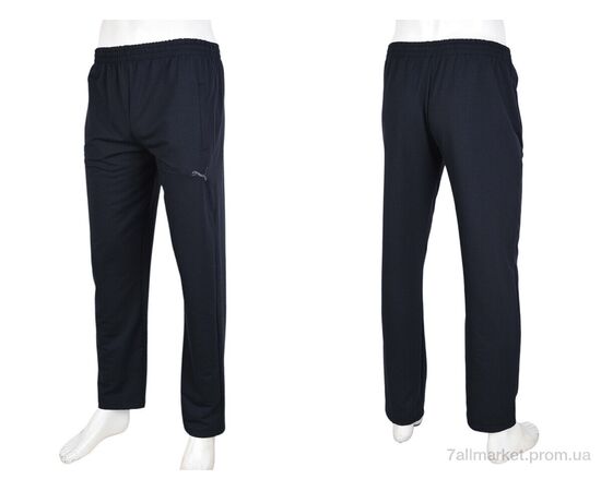 Спортивні штани чоловічі Весна/осінь N007-2 navy (5 шт. р.сітка46-54) "Banko" недорого оптом від прямого постачальника, зображення 4