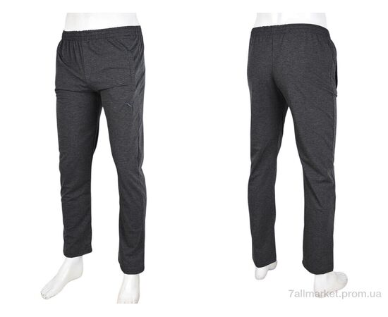Фотография Спортивные брюки мужские Весна/осень N007-3 grey (5 шт. р.сетка 46-54) "Banko" недорого оптом от прямого поставщика, изображение 4