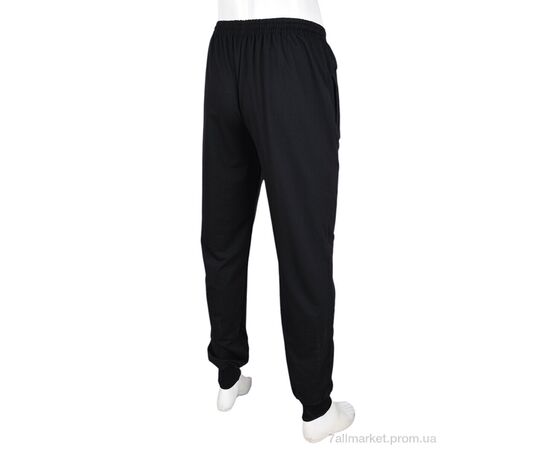 Спортивные брюки мужские Весна/осень N22 black (5 шт. р.сетка 50-58) "Banko" недорого оптом от прямого поставщика, изображение 3 Фотография Спортивные брюки мужские Весна/осень N22 black (5 шт. р.сетка 50-58) "Banko" недорого оптом от прямого поставщика, изображение 3