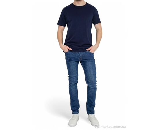 Футболка чоловіча Літо 01 синій (5 шт. р.сіткаM-3XL) "Massmag" недорого оптом від прямого постачальника, зображення 2 Футболка чоловіча Літо 01 синій (5 шт. р.сіткаM-3XL) "Massmag" недорого оптом від прямого постачальника, зображення 2