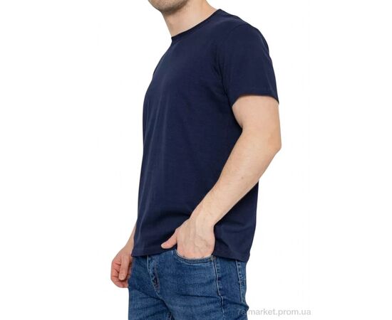 Футболка чоловіча Літо 01 синій (5 шт. р.сіткаM-3XL) "Massmag" недорого оптом від прямого постачальника, зображення 3 Футболка чоловіча Літо 01 синій (5 шт. р.сіткаM-3XL) "Massmag" недорого оптом від прямого постачальника, зображення 3