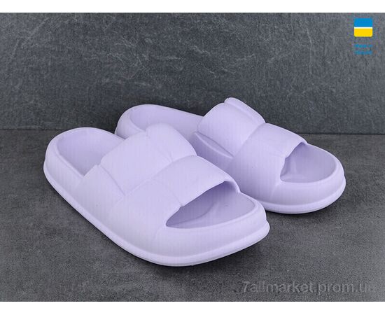 Шльопанці жіночі полегшені Літо 137 бузковий (8 пар р.36-41) "Golden Lion" недорого оптом від прямого постачальника, зображення 2
