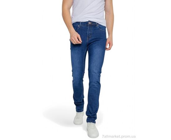 Фотография Джинсы мужские Весна/осень 2310 blue (8 шт. р.сетка 29-38) "Massmag" недорого оптом от прямого поставщика, изображение 3