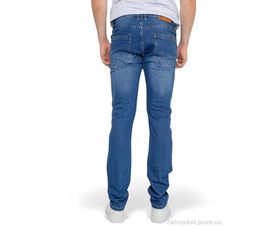 Фотография Джинсы мужские Весна/осень 2312 blue (8 шт. р.сетка 30-38) "Massmag" недорого оптом от прямого поставщика, изображение 2