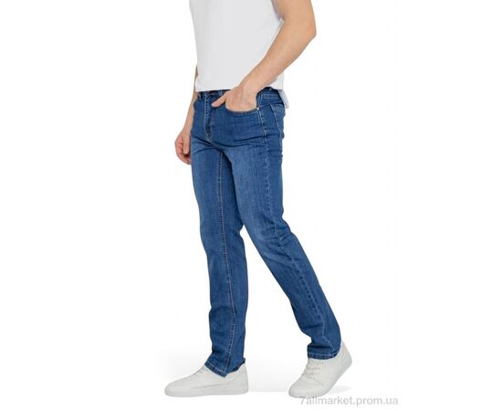 Фотография Джинсы мужские Весна/осень 2314 blue (8 шт. р.сетка 31-38) "Massmag" недорого оптом от прямого поставщика, изображение 3