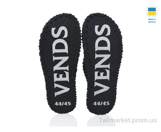 Тапки чоловічі домашні Весна/осінь 385M чорний (9 пар р.40-45) "Active" недорого оптом від прямого постачальника, зображення 3