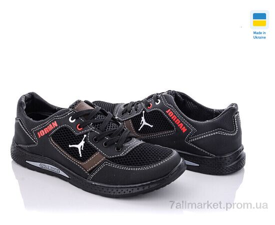 Фотография Кроссовки мужские модные Весна/осень Sunshine КР33-3 черно-коричневый (8 пар р.40-45) "Paolla" недорого оптом от прямого поставщика, изображение 2