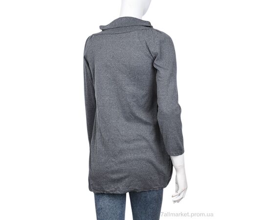 Фотография Туника женская Весна/осень B077-1 grey (5 шт. р.сетка One size) "Obuvok" недорого оптом от прямого поставщика, изображение 2