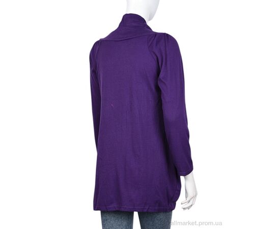 Фотография Туника женская Весна/осень B077-2 violet (5 шт. р.сетка One size) "Obuvok" недорого оптом от прямого поставщика, изображение 2