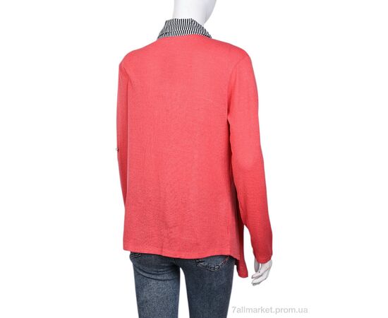 Фотография Кофта женская Весна/осень B050-4 red (4 шт. р.сетка XL-2XL) "Obuvok" недорого оптом от прямого поставщика, изображение 2