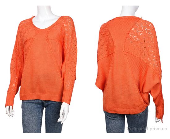 Кофта жіноча Весна/осінь B078-1 orange (5 шт. р.сіткаOne size) "Obuvok" недорого оптом від прямого постачальника, зображення 3