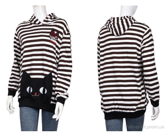 Кофта женская Весна/осень B082-2 brown (5 шт. р.сетка L-2XL) "Obuvok" недорого оптом от прямого поставщика, изображение 3 Фотография Кофта женская Весна/осень B082-2 brown (5 шт. р.сетка L-2XL) "Obuvok" недорого оптом от прямого поставщика, изображение 3