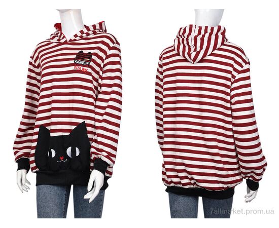 Кофта женская Весна/осень B082-4 bordo (4 шт. р.сетка L-2XL) "Obuvok" недорого оптом от прямого поставщика, изображение 3 Фотография Кофта женская Весна/осень B082-4 bordo (4 шт. р.сетка L-2XL) "Obuvok" недорого оптом от прямого поставщика, изображение 3