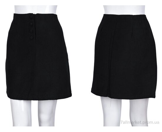 Женская юбка оптом Зима B033-1 black (4 шт. р.сетка XL-2XL) "Obuvok" недорого оптом от прямого поставщика, изображение 3 Фотография Женская юбка оптом Зима B033-1 black (4 шт. р.сетка XL-2XL) "Obuvok" недорого оптом от прямого поставщика, изображение 3