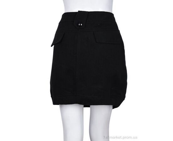 Жіноча спідниця оптом Зима B056-1 black (4 шт. р.сітка2XL-3XL) "Obuvok" недорого оптом від прямого постачальника, зображення 2