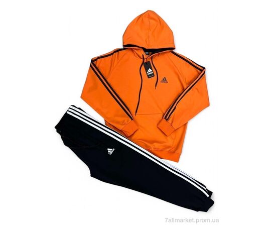 Фотография Спортивный костюм мужской Весна/осень 209 orange-black (5 шт. р.сетка M-3XL) "Verton" недорого оптом от прямого поставщика, изображение 2