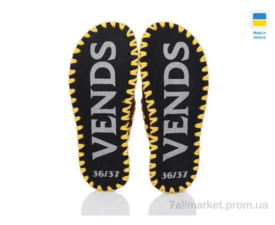 Тапки жіночі для будинку Весна/осінь 206W бордо (9 пар р.36-41) "Active" недорого оптом від прямого постачальника, зображення 3