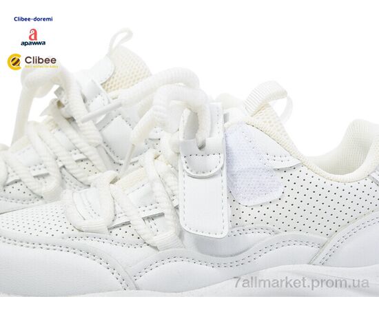 Фотография Кроссовки детские модные Весна/осень A9993-1 white (6 пар р.33-38) "Clibee-Doremi" недорого оптом от прямого поставщика, изображение 2