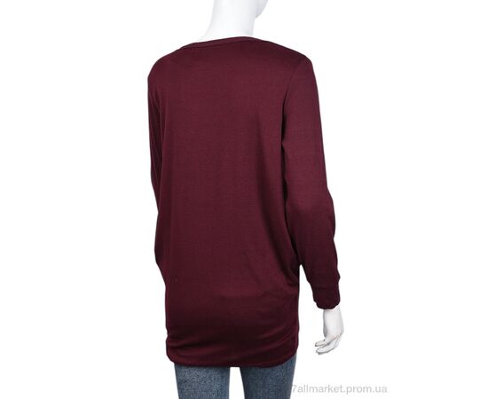 Туніка жіноча Весна/осінь B049-1 bordo (10544) (4 шт. р.сіткаOne size) "Obuvok" недорого оптом від прямого постачальника, зображення 2 Туніка жіноча Весна/осінь B049-1 bordo (10544) (4 шт. р.сіткаOne size) "Obuvok" недорого оптом від прямого постачальника, зображення 2