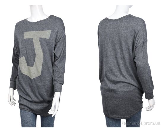 Фотография Туника женская Весна/осень B049-2 grey (10545) (4 шт. р.сетка One size) "Obuvok" недорого оптом от прямого поставщика, изображение 3