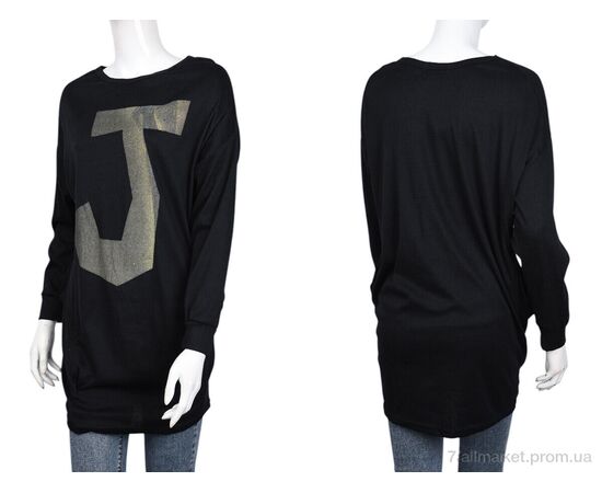Туніка жіноча Весна/осінь B049-5 black (10548) (4 шт. р.сіткаOne size) "Obuvok" недорого оптом від прямого постачальника, зображення 3 Туніка жіноча Весна/осінь B049-5 black (10548) (4 шт. р.сіткаOne size) "Obuvok" недорого оптом від прямого постачальника, зображення 3