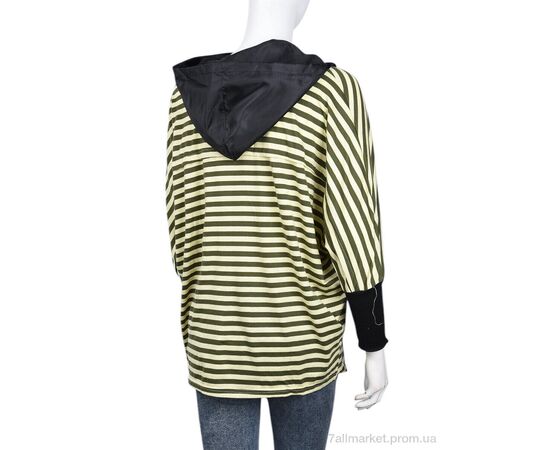 Батник жіночий Весна/осінь B038-1 green (10465) (5 шт. р.сіткаOne size) "Obuvok" недорого оптом від прямого постачальника, зображення 2 Батник жіночий Весна/осінь B038-1 green (10465) (5 шт. р.сіткаOne size) "Obuvok" недорого оптом від прямого постачальника, зображення 2