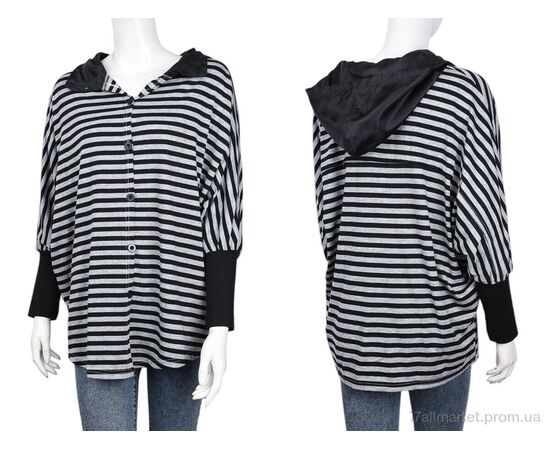 Батник жіночий Весна/осінь B038-3 grey (10467) (5 шт. р.сіткаOne size) "Obuvok" недорого оптом від прямого постачальника, зображення 3 Батник жіночий Весна/осінь B038-3 grey (10467) (5 шт. р.сіткаOne size) "Obuvok" недорого оптом від прямого постачальника, зображення 3