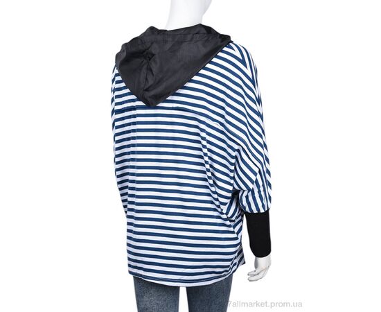 Батник жіночий Весна/осінь B038-4 blue (10468) (5 шт. р.сіткаOne size) "Obuvok" недорого оптом від прямого постачальника, зображення 2 Батник жіночий Весна/осінь B038-4 blue (10468) (5 шт. р.сіткаOne size) "Obuvok" недорого оптом від прямого постачальника, зображення 2