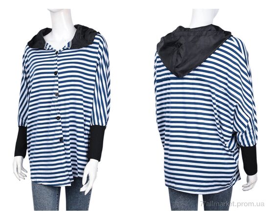 Батник жіночий Весна/осінь B038-4 blue (10468) (5 шт. р.сіткаOne size) "Obuvok" недорого оптом від прямого постачальника, зображення 3 Батник жіночий Весна/осінь B038-4 blue (10468) (5 шт. р.сіткаOne size) "Obuvok" недорого оптом від прямого постачальника, зображення 3