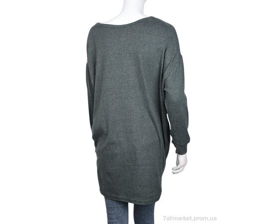 Фотография Туника женская Весна/осень B006-1 green (10498) (5 шт. р.сетка One size) "Obuvok" недорого оптом от прямого поставщика, изображение 2