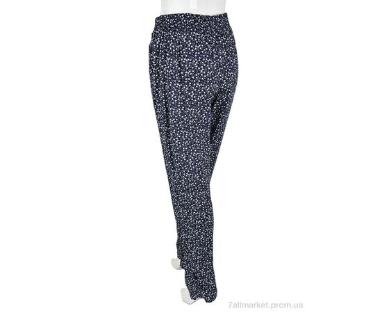 Жіночі брюки Літо 1716-1 (10884) navy (10 шт. р.сіткаM-4XL) "Obuvok" недорого оптом від прямого постачальника, зображення 2