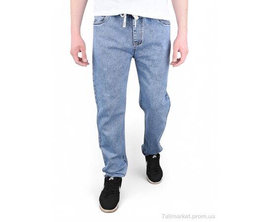 Джинси чоловічі Весна/осінь 3317-2 (8 шт. р.сітка29-38) "Baron" недорого оптом від прямого постачальника, зображення 2