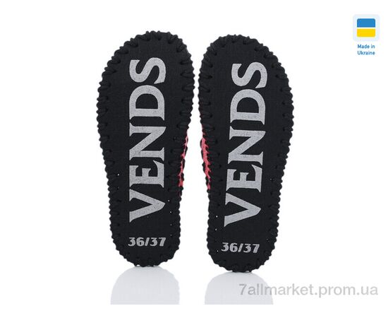 Тапки жіночі для будинку Весна/осінь 190 червоний (9 пар р.36-41) "Active" недорого оптом від прямого постачальника, зображення 3