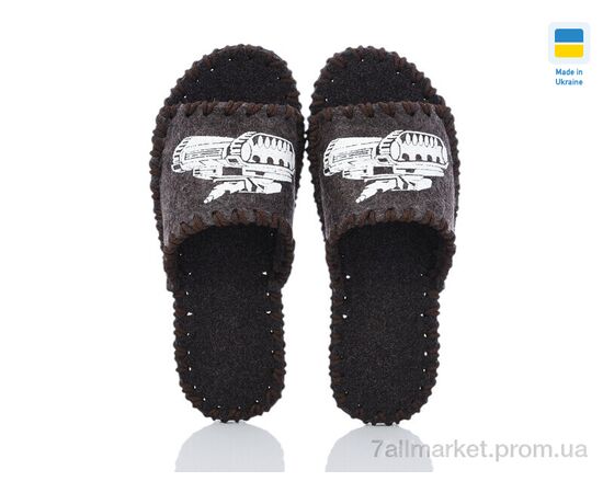 Фотография Тапки мужские домашние Весна/осень 319 коричневий (9 пар р.40-45) "Active" недорого оптом от прямого поставщика, изображение 2