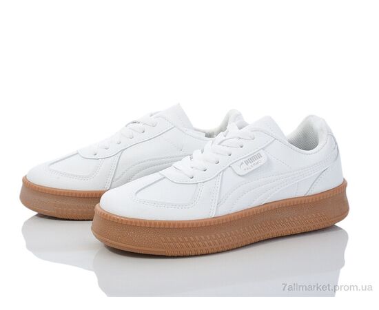 Кросівки жіночі модні Весна/осінь HD71 (149-67) white (8 пар р.36-41) "Violeta" недорого оптом від прямого постачальника, зображення 2